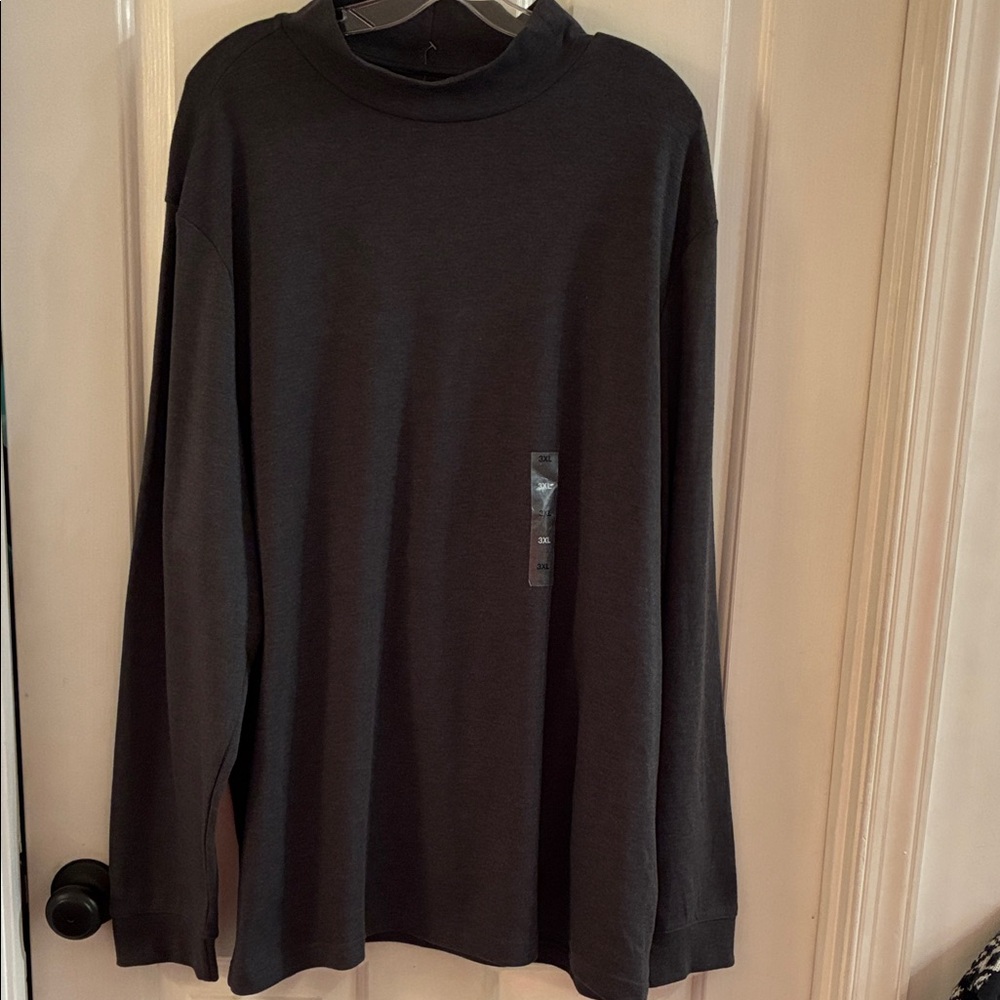 Club Room Black Long Sleeve Shirt